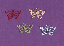 BUTTERFLY 21 die cuts scrapbook cards