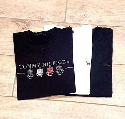 T-Shirt Paket Jungen, Größe 164-170, 3 Stück, schwarz und weiß, neuwertig - Bild 1 von 4