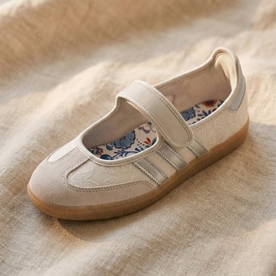 adidas Samba Jane Liberty London Chalk Pearl Silver IH6978 Women