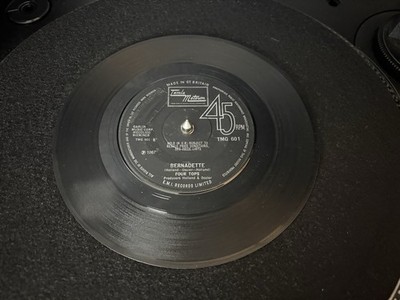 The Four Tops Bernadette / I Got A Feeling UK 1967 7  Vinyl Record VG