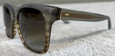 Bobbi Brown THE GRETCHEN/S 5CBHA Gray Brown Gold Square Sunglasses 52-18-140