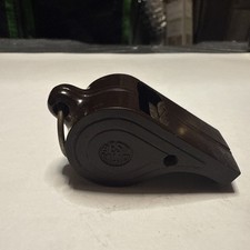 Vintage BEST MAID Teachers Playground Toy Whistle w/wood ball USA Bakelite Brown