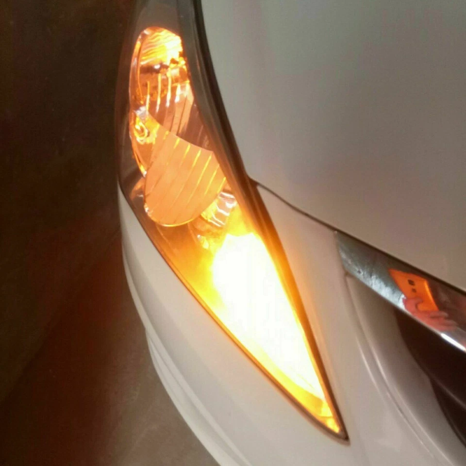 Brand New High Quality LED Light Bulbs Yellow 2pcs Blinker DC 12V High Power - Image 3 of 4