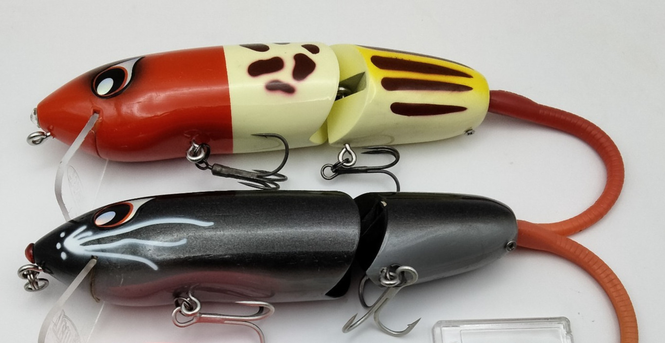 2 Lot Signal SIGRAT rare fishing lure HTF discontinued JDM topwater swimbait JPN - Image 2