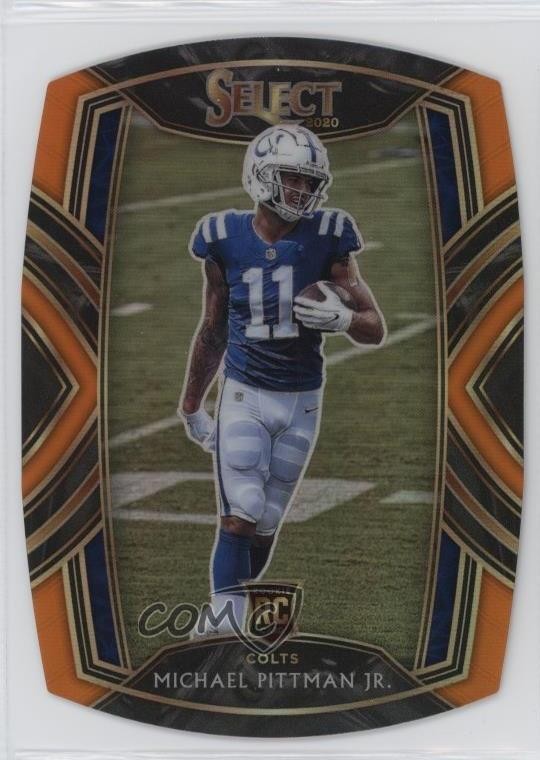 2020 Panini Select Club Level Orange Prizm Die-Cut Michael Pittman Jr #262 1o3q