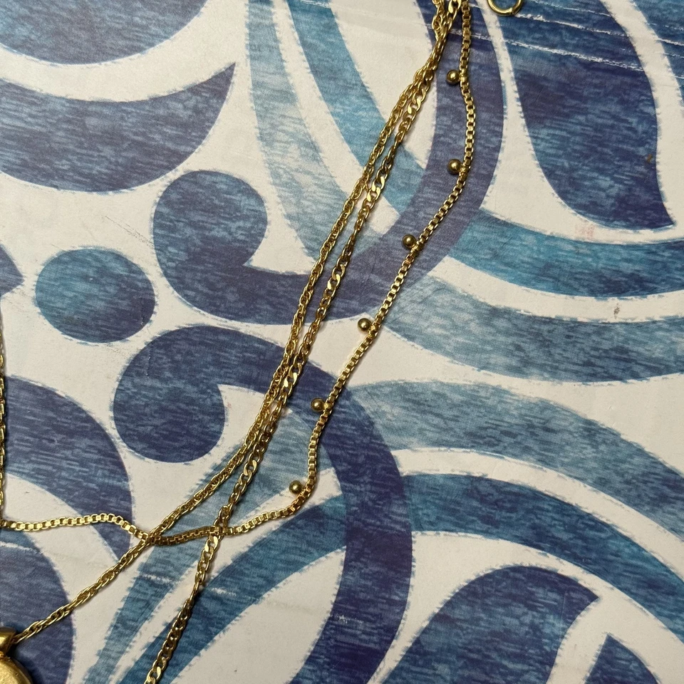 Juego de collar de monedas de oro vintage para mujer MADEWELL NUEVO CON ETIQUETAS J9026 Foto 4 de 4