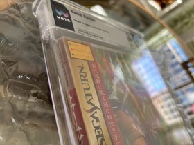 Tomb Raider Raiders 1 Sega Saturn Japanese First New Sealed WATA A+ 9.0 NOT VGA