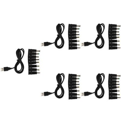 5 Sets Adapter Usb Auf Dc-stromkabel Laptop-Multifunktions-Stromadapter
