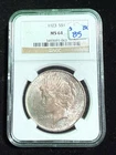 1923 PEACE DOLLAR NGC MS 64