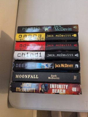 Lot Of 7 Jack McDevitt Hardback Books... 6 With DJs And 1 Without