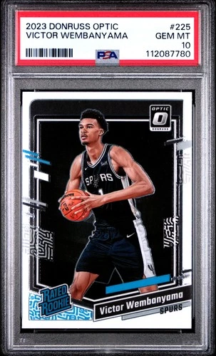 2023 PANINI DONRUSS OPTIC #225 VICTOR WEMBANYAMA PSA 10