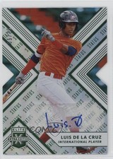 2018 Elite Extra Edition Status Emerald Die-Cut 5/25 Luis De La Cruz Auto s3g