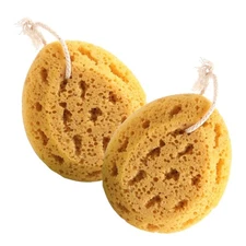 2 Pcs Body Exfoliating Ball Bath Sponge Shower Exfoliator Cleaning