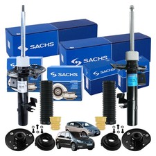 2x SACHS GASDRUCK STOßDÄMPFER + DOMLAGER VORNE passend für FORD GALAXY S-MAX WA6