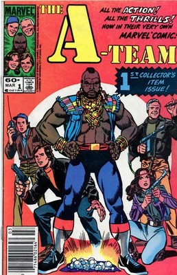 The A-Team #1 Marvel 1st Collector's Item Issue Bronze Age 1984 Newsstand