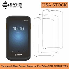    2PCS Tempered Glass Screen Protector for Zebra TC20 TC200J TC25 New STOCK  