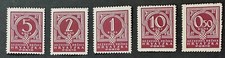 CROATIA  J6 - J10  Beautiful mint NEVER Hinged   Set