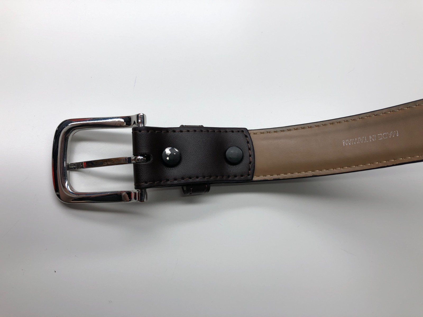 Nocona Belt Co. Dress Belt N1410802 Brown Mens Sz 36 Genuine Leather 1 1/8"