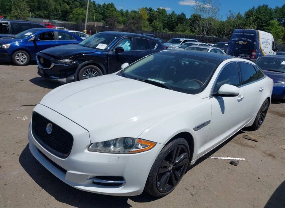 2010-2019 Jaguar X351 XJ XKR XJLR Hood Cover Panel Assembly White OEM - Image 2 of 3