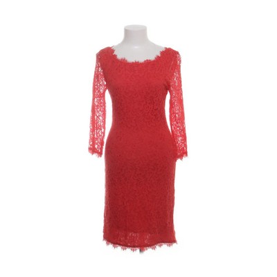 Diane von Furstenberg, Kleid, Größe: 40, Zarita Long, Rot, Polyamid/Viskose #OBd