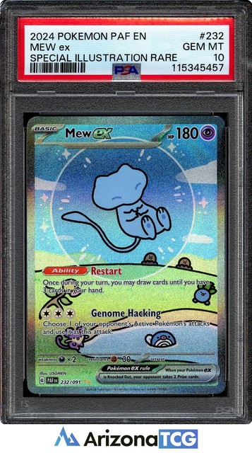 Mew ex #232 (Paldean Fates (2024))