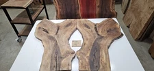 Bastogne Walnut Slabs Bookmatch (2) Live Edge