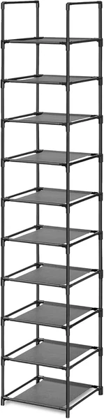 Edihome, Schuhregal, 10 Ebenen, (33 X 33 X 173 Cm), Schuhschrank Schmal, Schmale-image