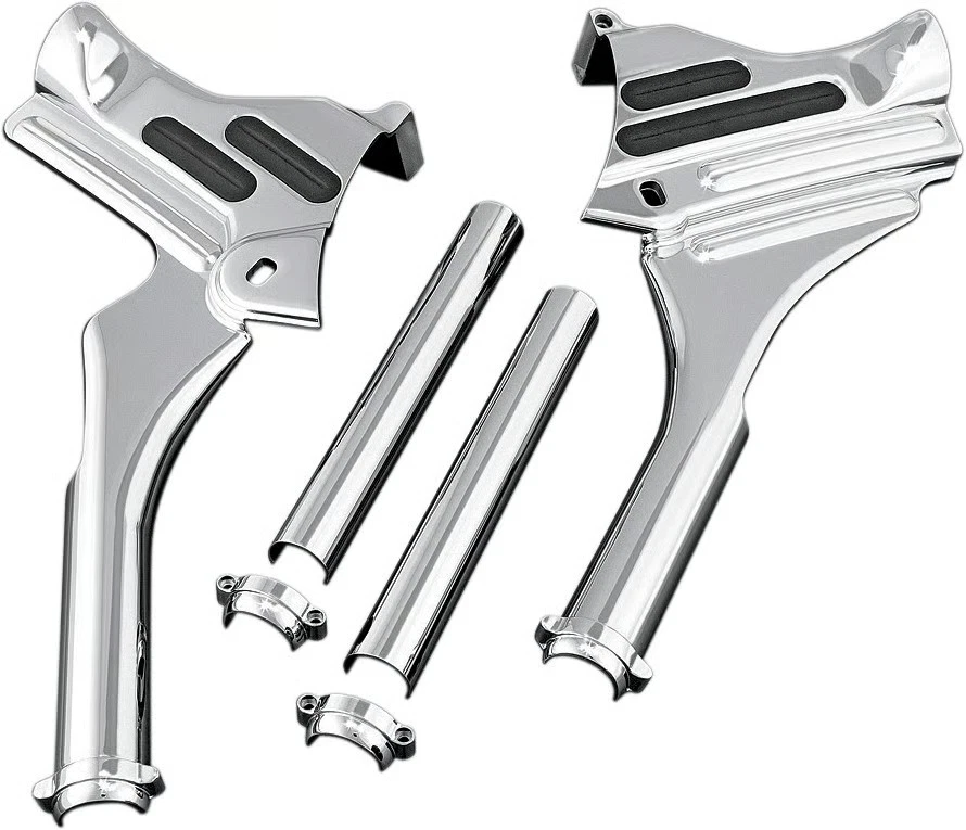 Cubiertas de cuello Kuryakyn Deluxe - Cromo motocicleta bicicleta de calle 7866 kur7866 Foto 2 de 4