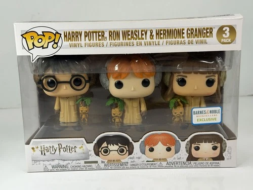 Funko Pop! Harry Potter: Herbology Harry, Ron & Hermione 3 Pack Barnes & Nobles