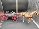 Vintage Marx #5275 Johnny West Circle X Ranch Wagon And Horse