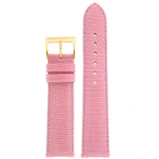 Watch Band Genuine Lizard Pink with Easy Change Springs 12mm 14mm 16mm 18mm 20mm