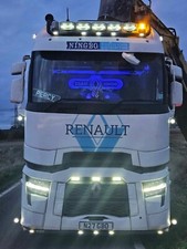 RENAULT Leatherette 3D NEON LED Back Wall Board 12V + dimmer CUSTOM MADE