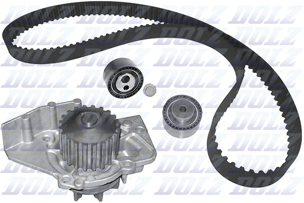Dolz Wasserpumpe + Zahnriemensatz FüR CitroëN Berlingo MF M_ N68 Peugeot 307-image