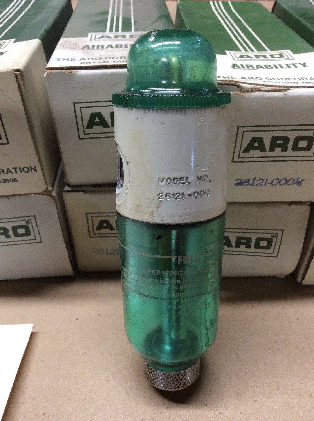 ARO 26121000 AIR LINE FILTER Vintage ASSEMBLY 1/4” Bryan Ohio INVJDH