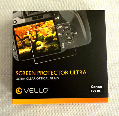Vello LCD Screen Protector Ultra for Canon EOS R5 Camera