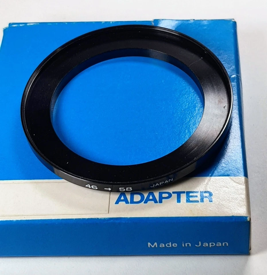 46-58mm Metal Step Up Adapter Ring 46mm Lens to 58mm Filter Converter E46-E58 - Image 3 of 4