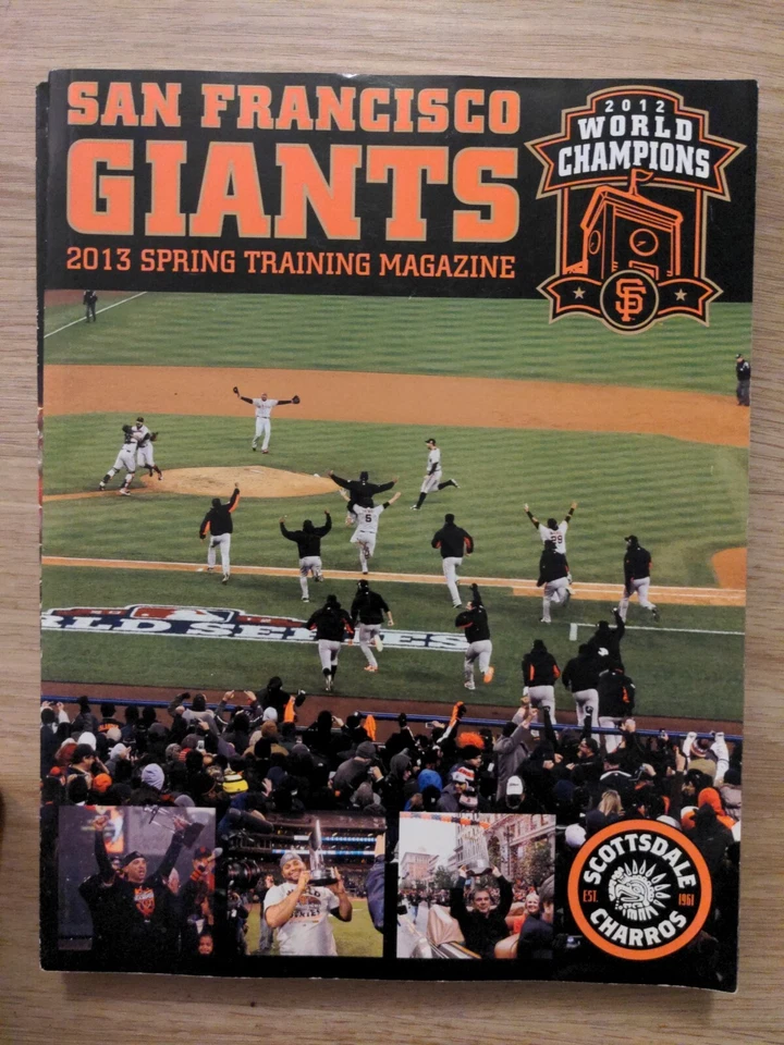 5 San Francisco Giants Spring Training Programs 2007 2012 2013 2014 2015 - Image 4 of 4