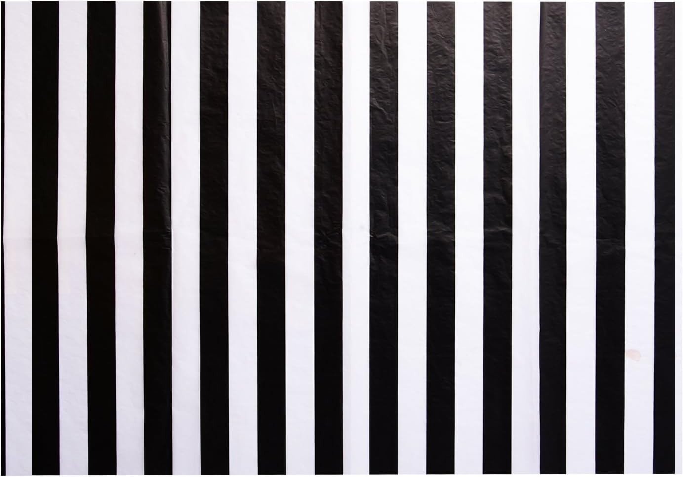 Bulk Black and White Striped Wrapping Paper 28x20 Inches