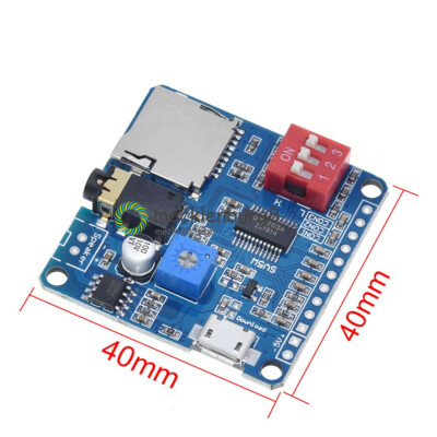 5W Voice Playback Module MP3 Player I/O Trigger UART Control For Arduino NEW