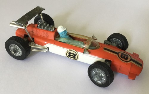 Corgi Toys No:158 Lotus Climax Formel 1 Auto mit Lenkung (Race No:8) NM