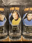 2010 Star Trek Glasses 10 oz ounce Spock Kirk Bones Lot Of 3 Excellent EUC — photo 3