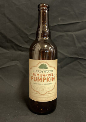 Hardywood Rum Barrel Pumpkin Beer Empty Bottle