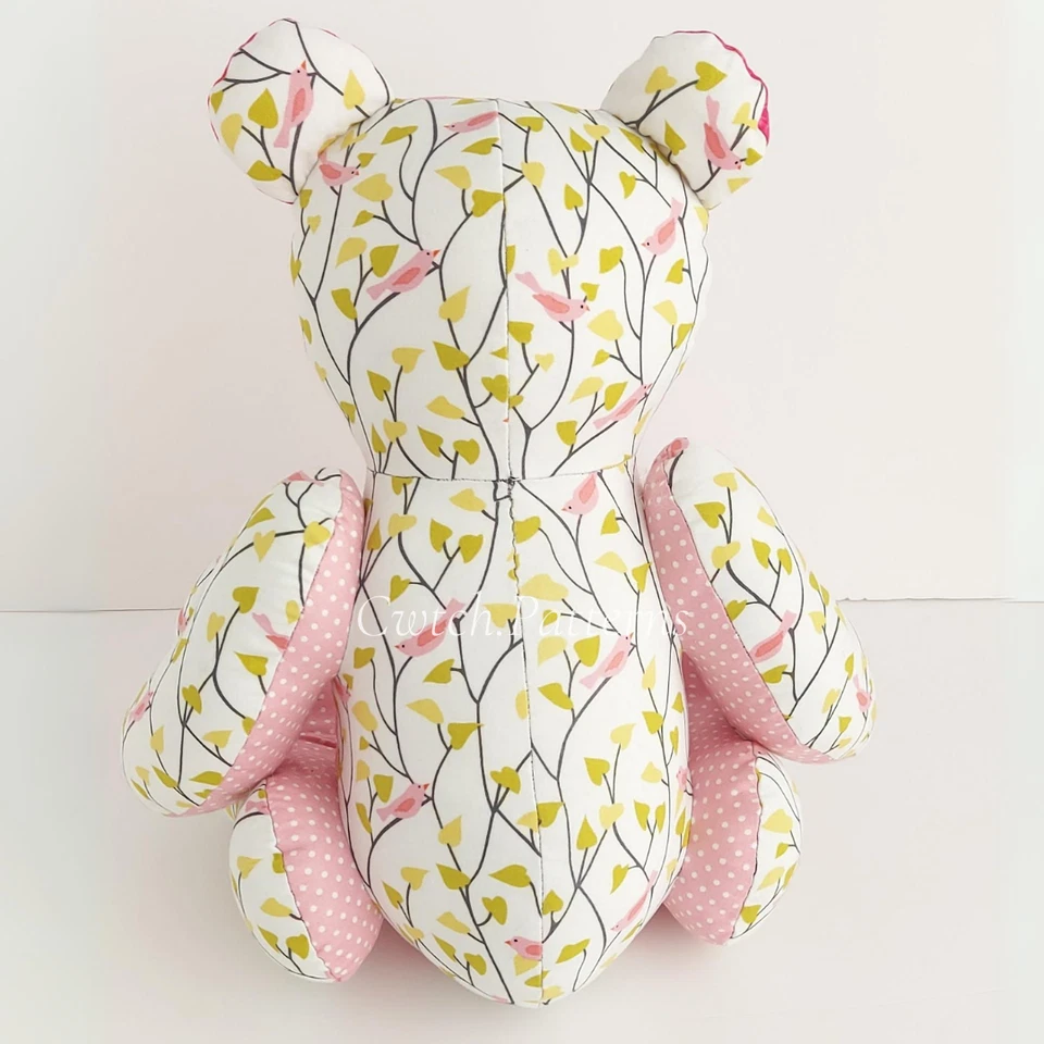 Memory Bear SEWING PATTERN, teddy bear sewing pattern, soft toy pattern, uk - Image 4 of 4