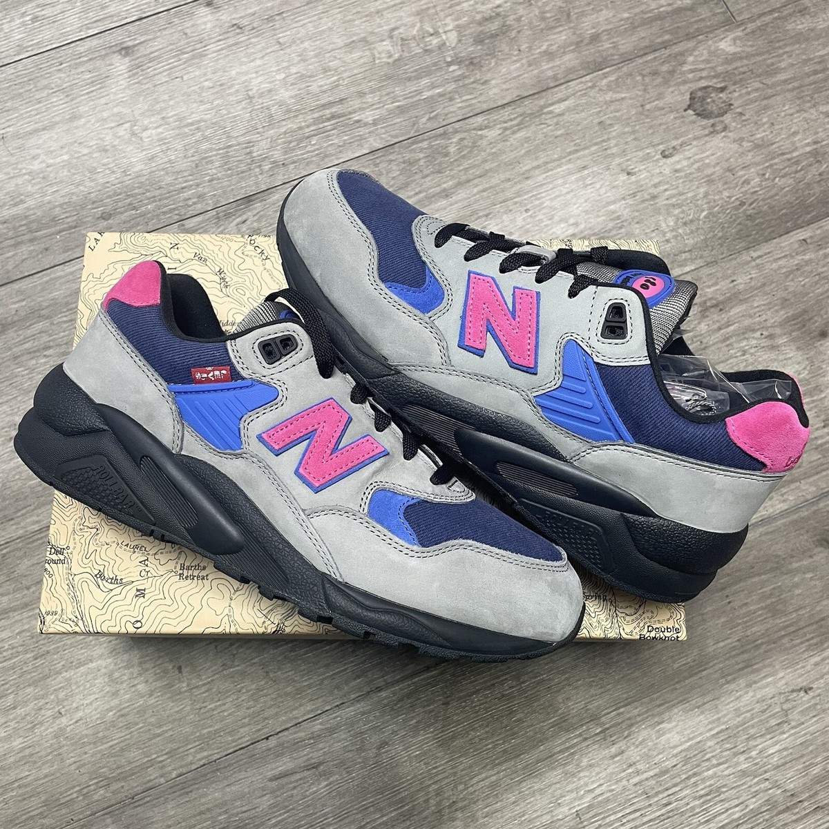 New Balance 580 Levi's Grey UK 8 / US 8.5 MT580LV2 BNIB USA