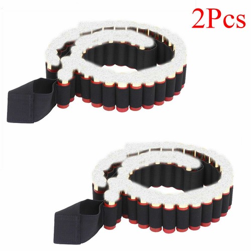 2PCS 56 Rounds Shotgun Shell 12/20GA Bandolier Belt Hunting Ammo Holder Sling - Afbeelding 11 van 12