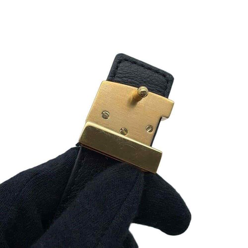LOUIS VUITTON Belt Size 80 Monogram Reverse Canvas Brown M0296 - Imagen 10 de 14