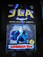 JLA- RARE SUPERMAN BLUE” SEALED and un opened 1998 HASBRO BRAND NEW IN BOX