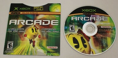 Microsoft Xbox Live Arcade Namco w/ Ms. Pac-Man Untested AS IS