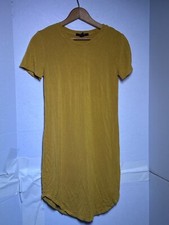 Forever 21 shirt dress size medium stretch comfort short sleeve