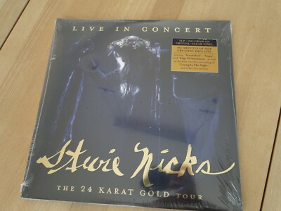 STEVIE NICKS Live - 24 Karat Gold Tour 2 x Crystal Clear Vinyl LP t